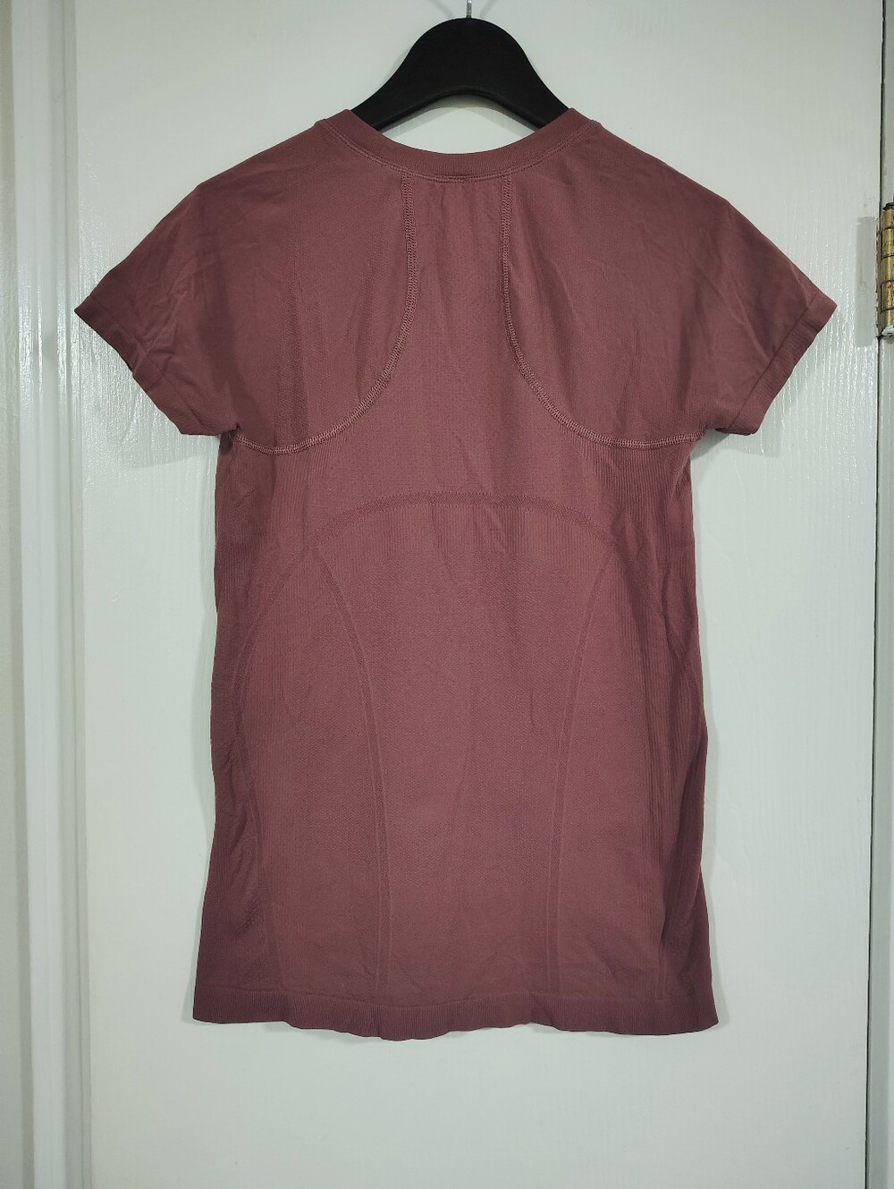 Athleta Momentum Tee Women's Medium Dusty Mauve Athletic Activewear Workout - Picture 5 of 7